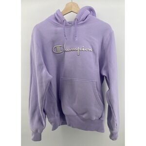 Champion Hoodie Sweatshirt‎ Medium Purple Reverse Weave